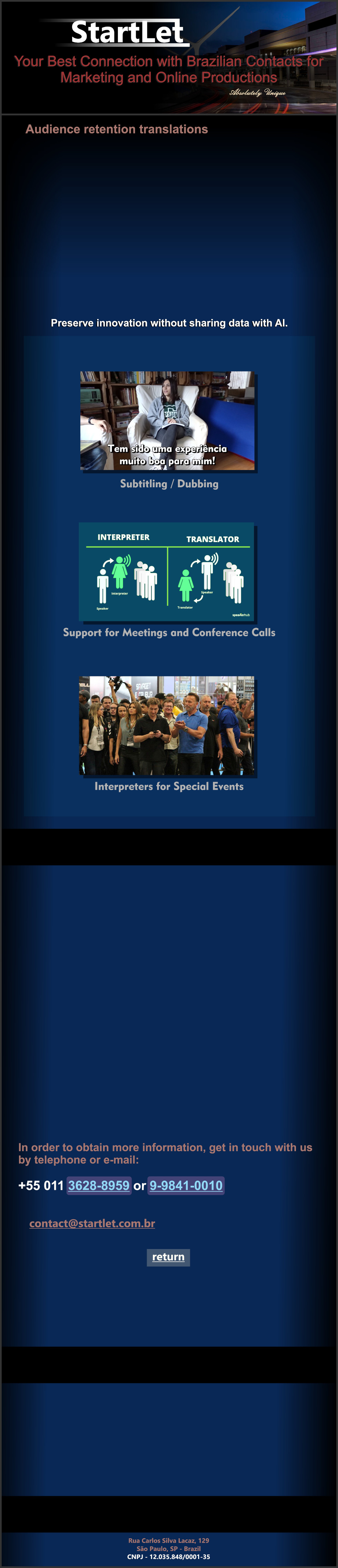 Find a translator to subtitle videos in English to Portuguese